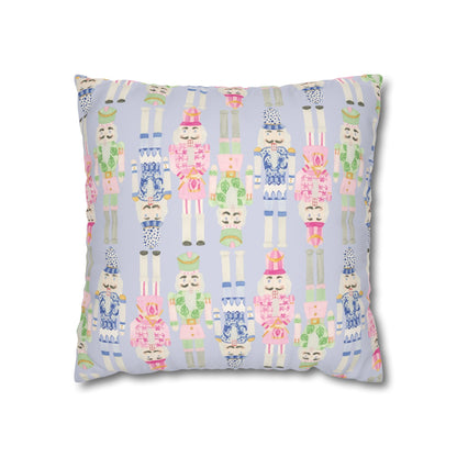 Grandmillenial Nutcracker Velvet Pillow Cover