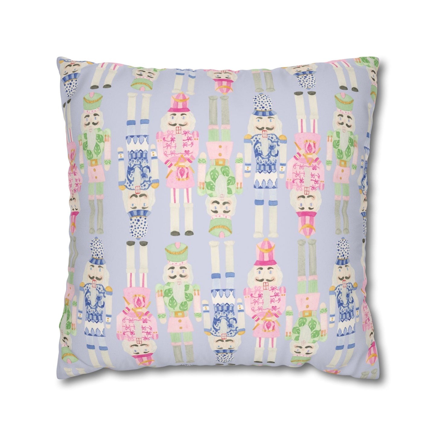Grandmillenial Nutcracker Velvet Pillow Cover