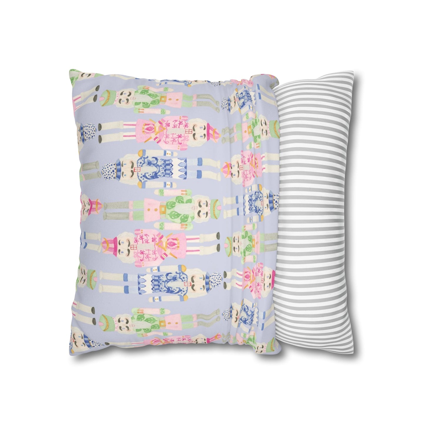 Grandmillenial Nutcracker Velvet Pillow Cover