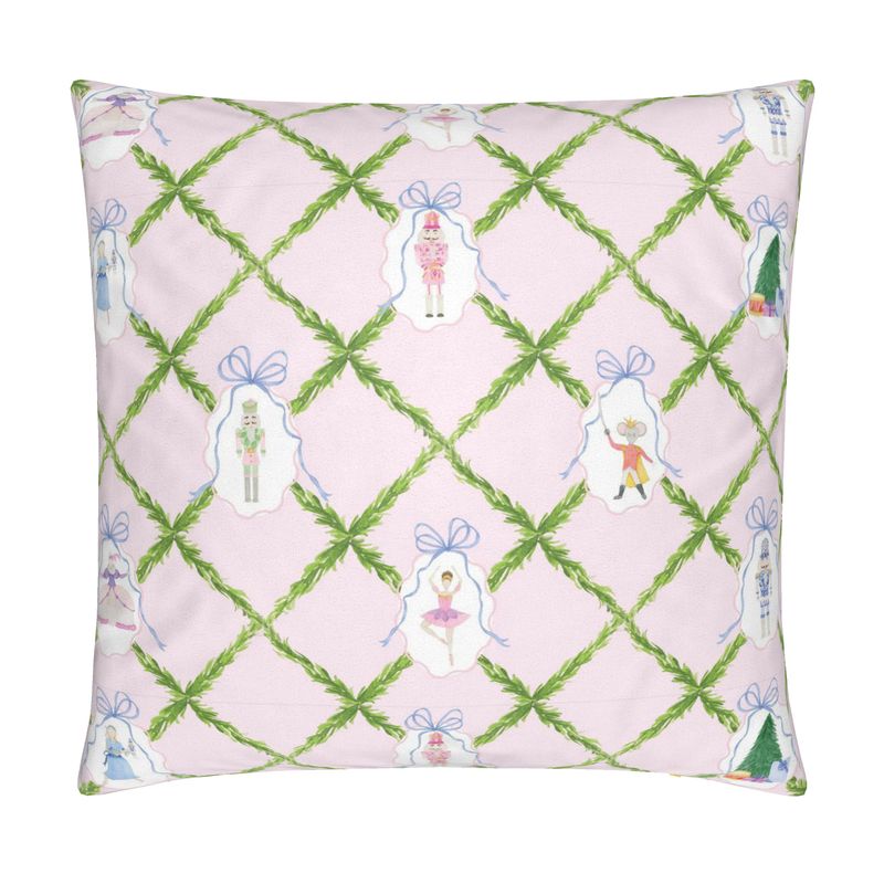 Nutcracker Ballet Velvet Pillow Cover