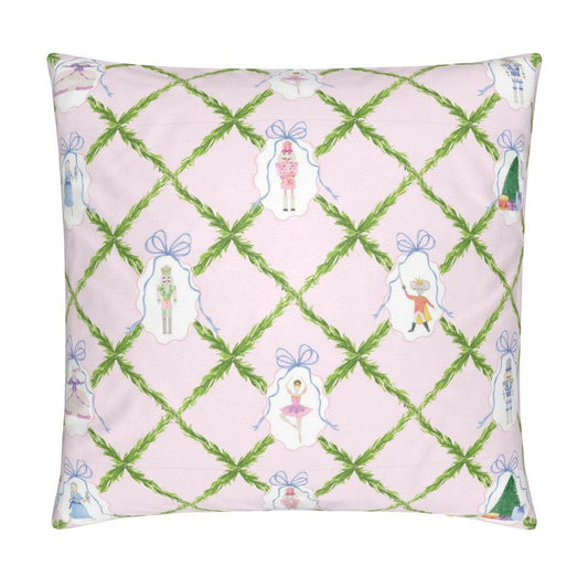 Nutcracker Ballet Velvet Pillow Cover