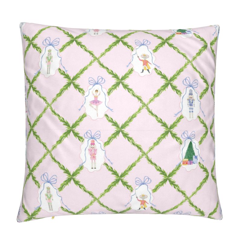Nutcracker Ballet Velvet Pillow Cover