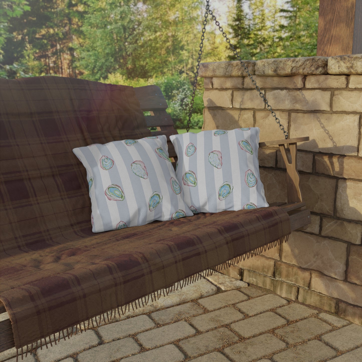 Oyster Outdoor Pillows