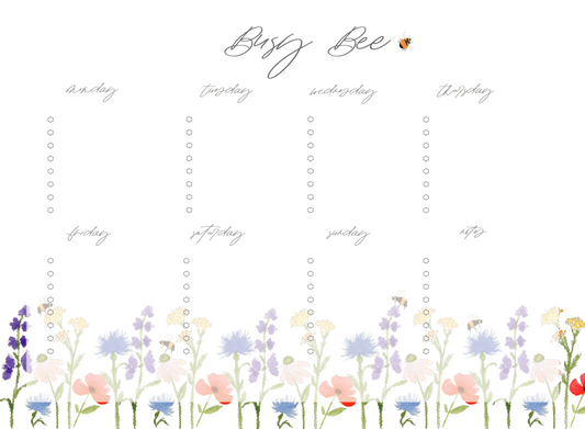 Busy Bee Weekly Planner