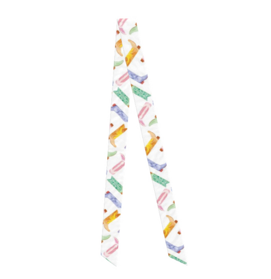 Cowboy Boots Twilly Scarf