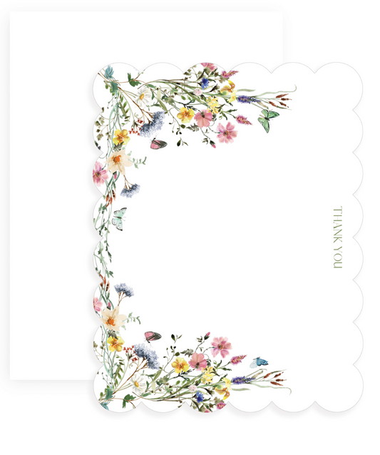 Floral Thank You Cards
