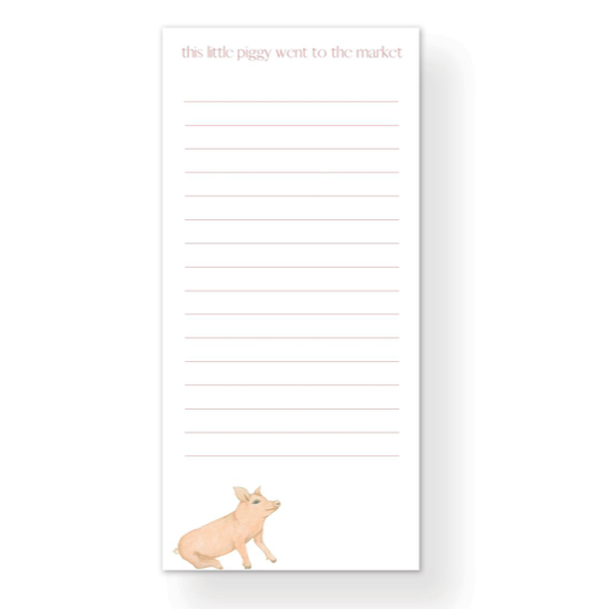 Little Piggy Grocery List