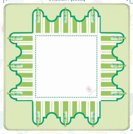 Party Tassel Stripe Mahjong Mat