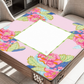 Watercolor Tobacco Leaf Mahjong Mat