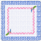 Watercolor Rattan Cane Mahjong Mat
