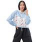Texas Rangers Hometeam Toile (TM) Cropped Windbreaker