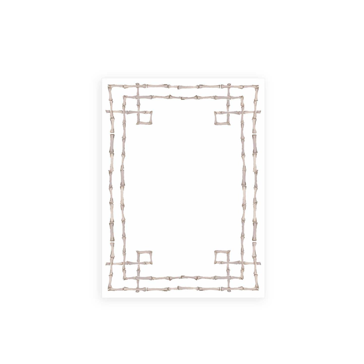 Bamboo Border Notepad